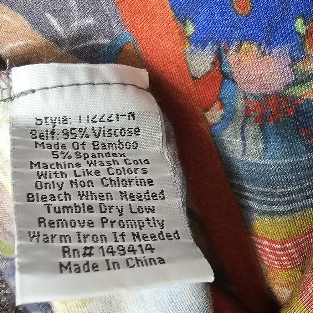 Johnny Was Patchwork Puff Sleeve Sonnet Bamboo We… - image 4